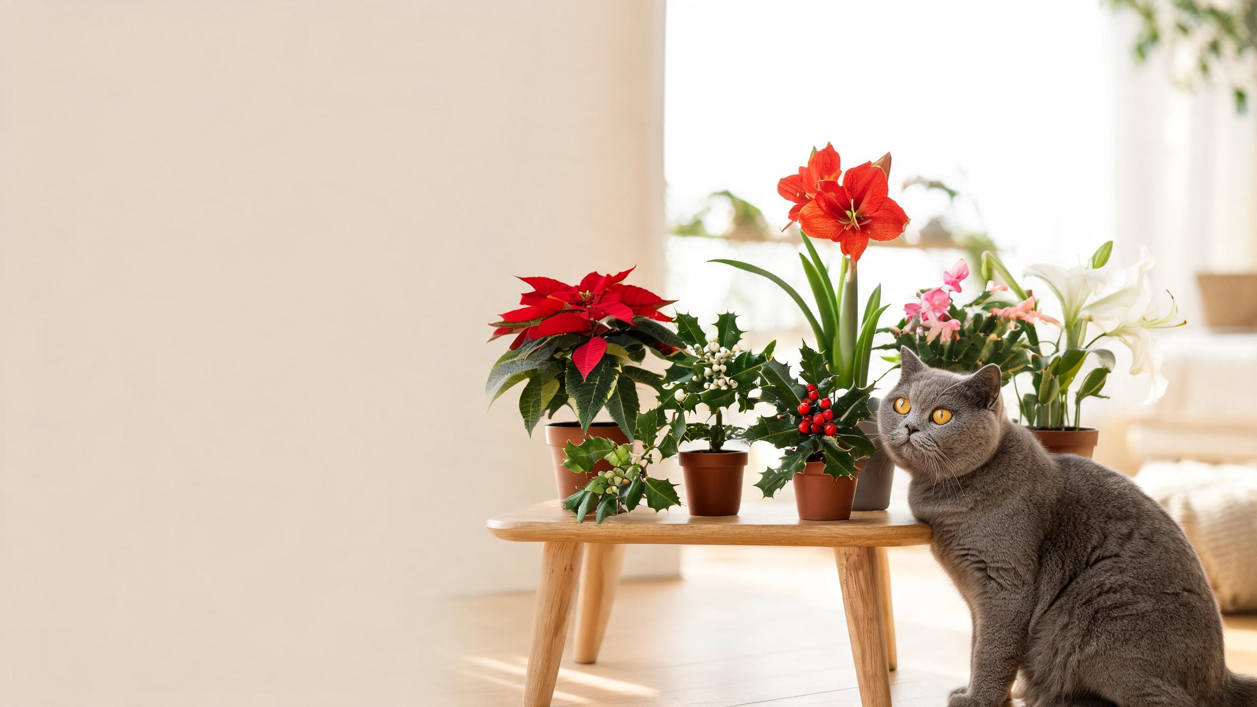 6 Holiday Plants Toxic to Cats