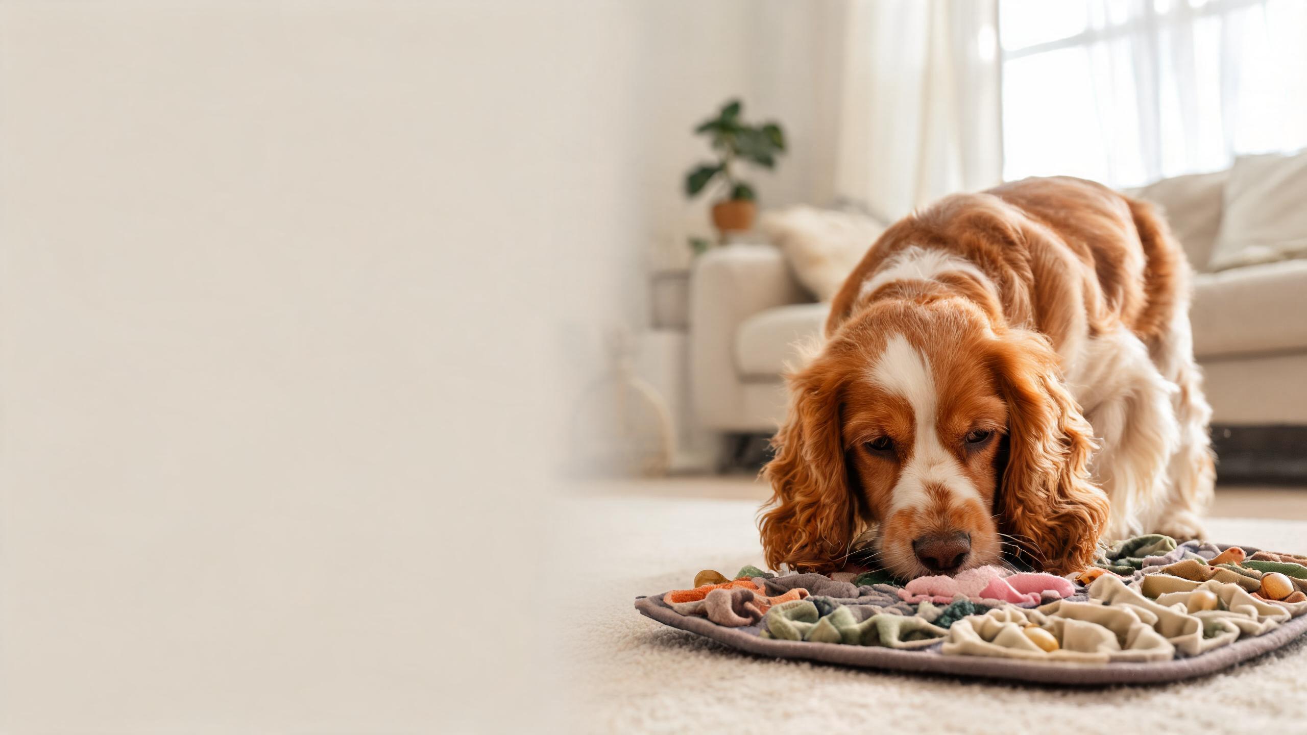 How to Encourage Gentle Nose Work Games for Your Dog Indoors