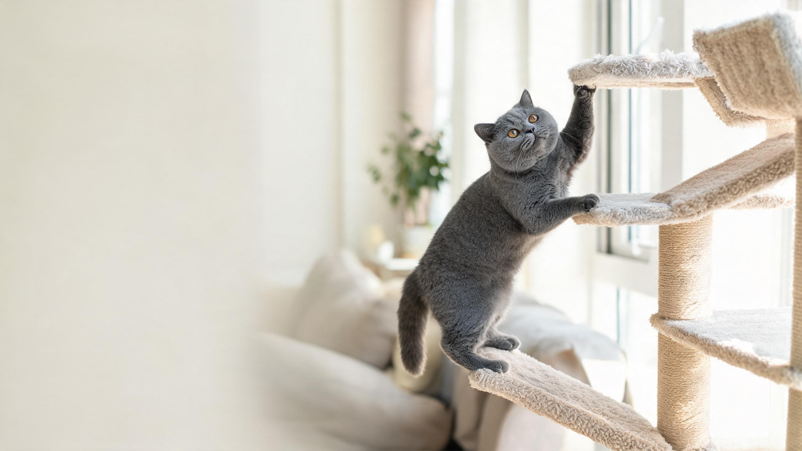 How to Encourage Your Cat's Natural Climbing Behaviours Safely