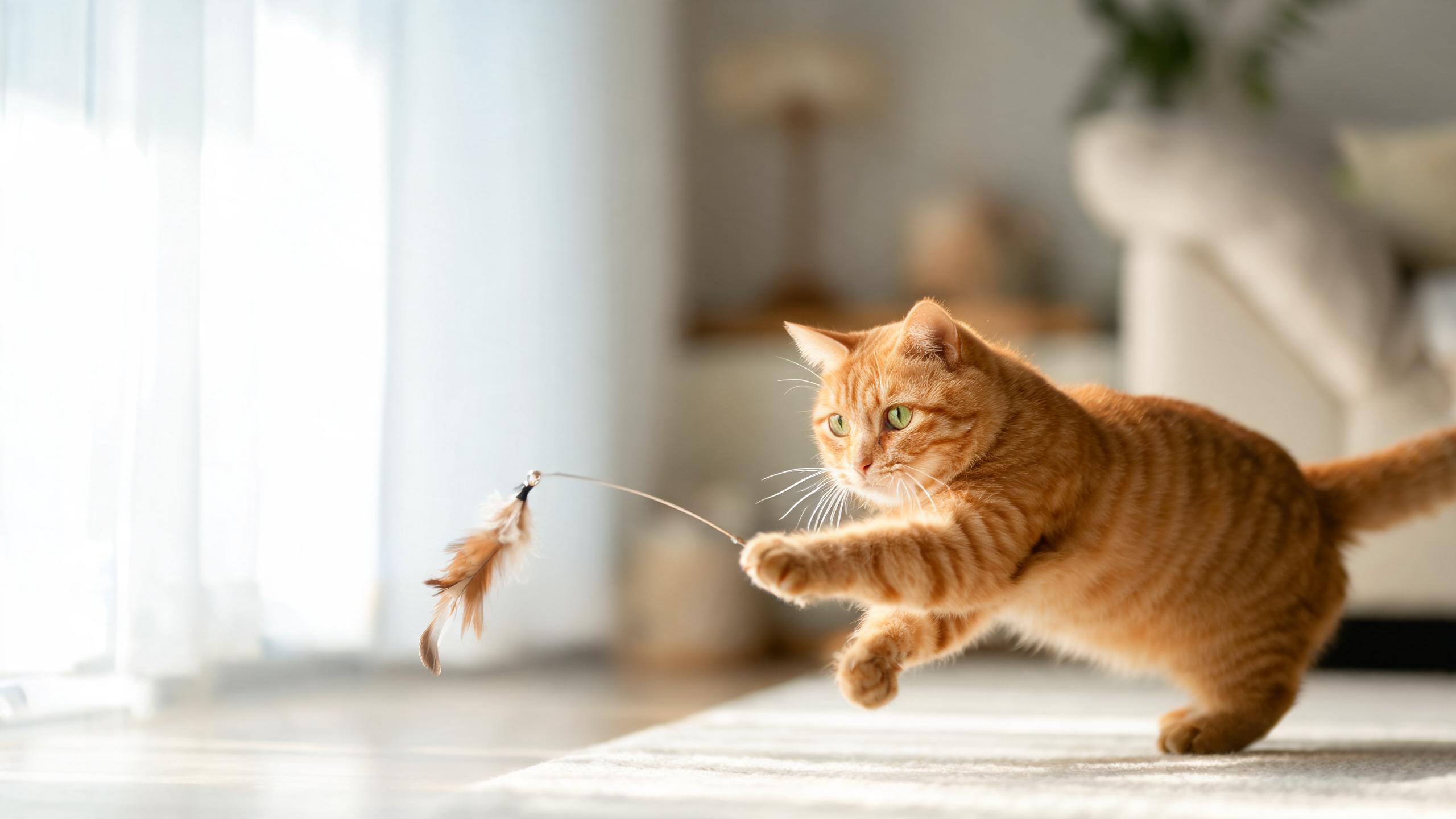 How to Encourage Your Cat's Natural Hunting Instincts Through Safe Indoor Games