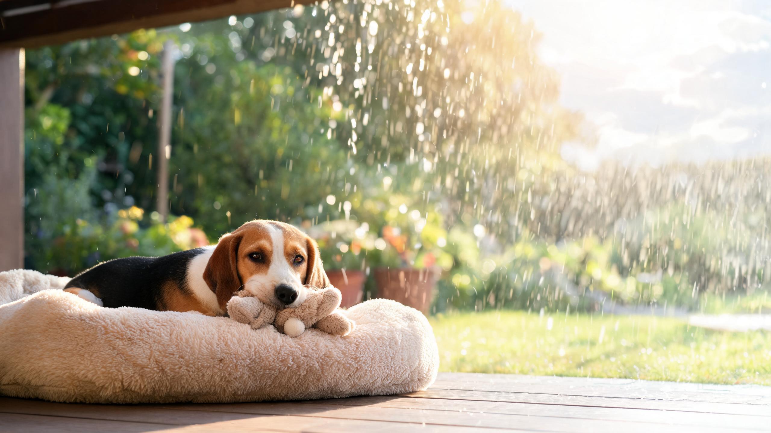 Ideas for Calming Activities for Your Dog on Rainy Days