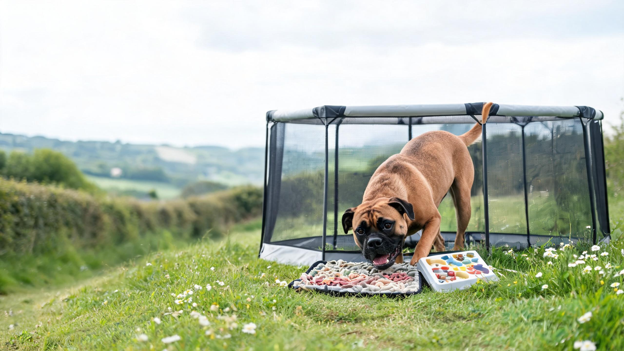 Ideas for Creating a Safe Indoor Enrichment Zone for Your Dog in UK Flats