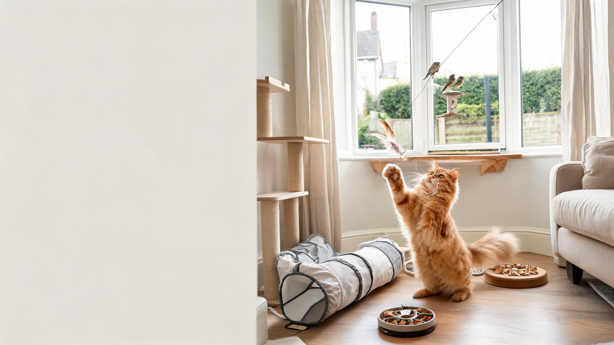 Ideas for Creating a Stimulating Play Area for Your Cat in UK Homes