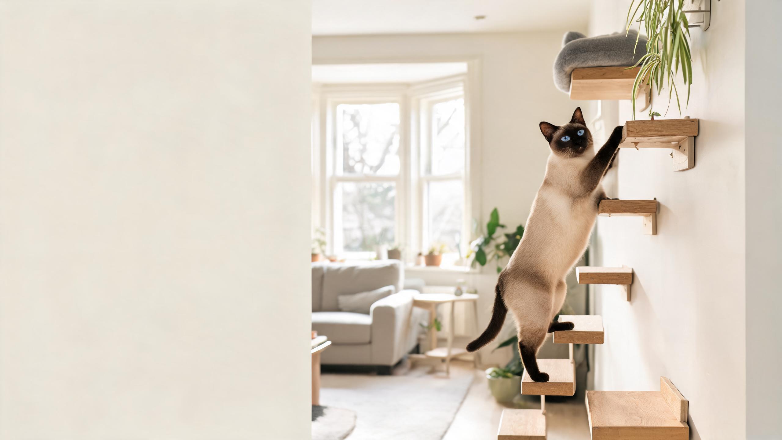 Ideas for creating safe climbing opportunities for your cat in UK homes