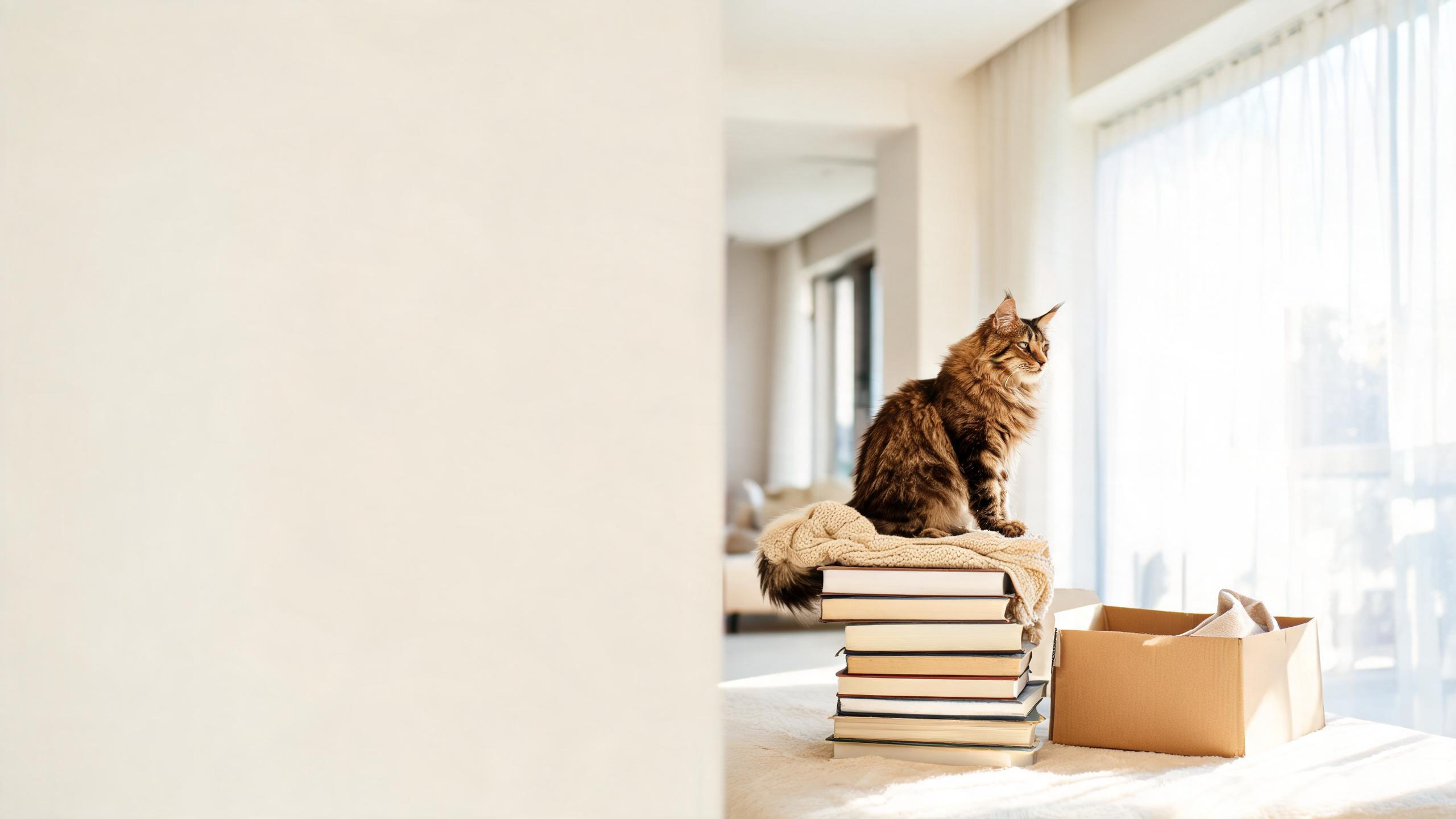 Ideas for creating safe observation spots for your cat using household items