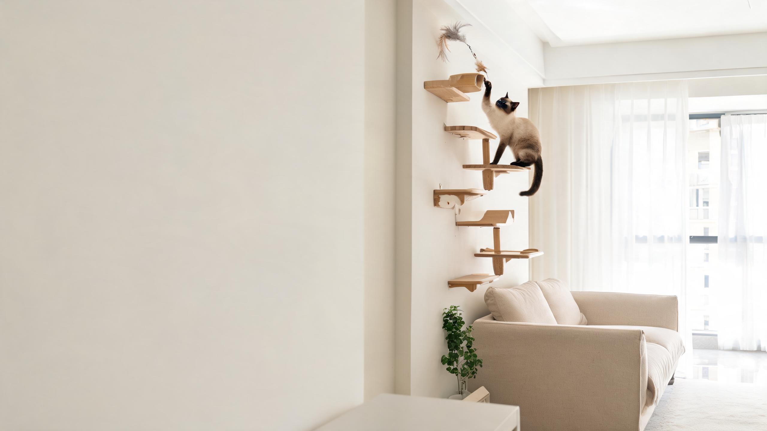 Ideas for Creating Vertical Play Opportunities for Your Cat in Small UK Homes