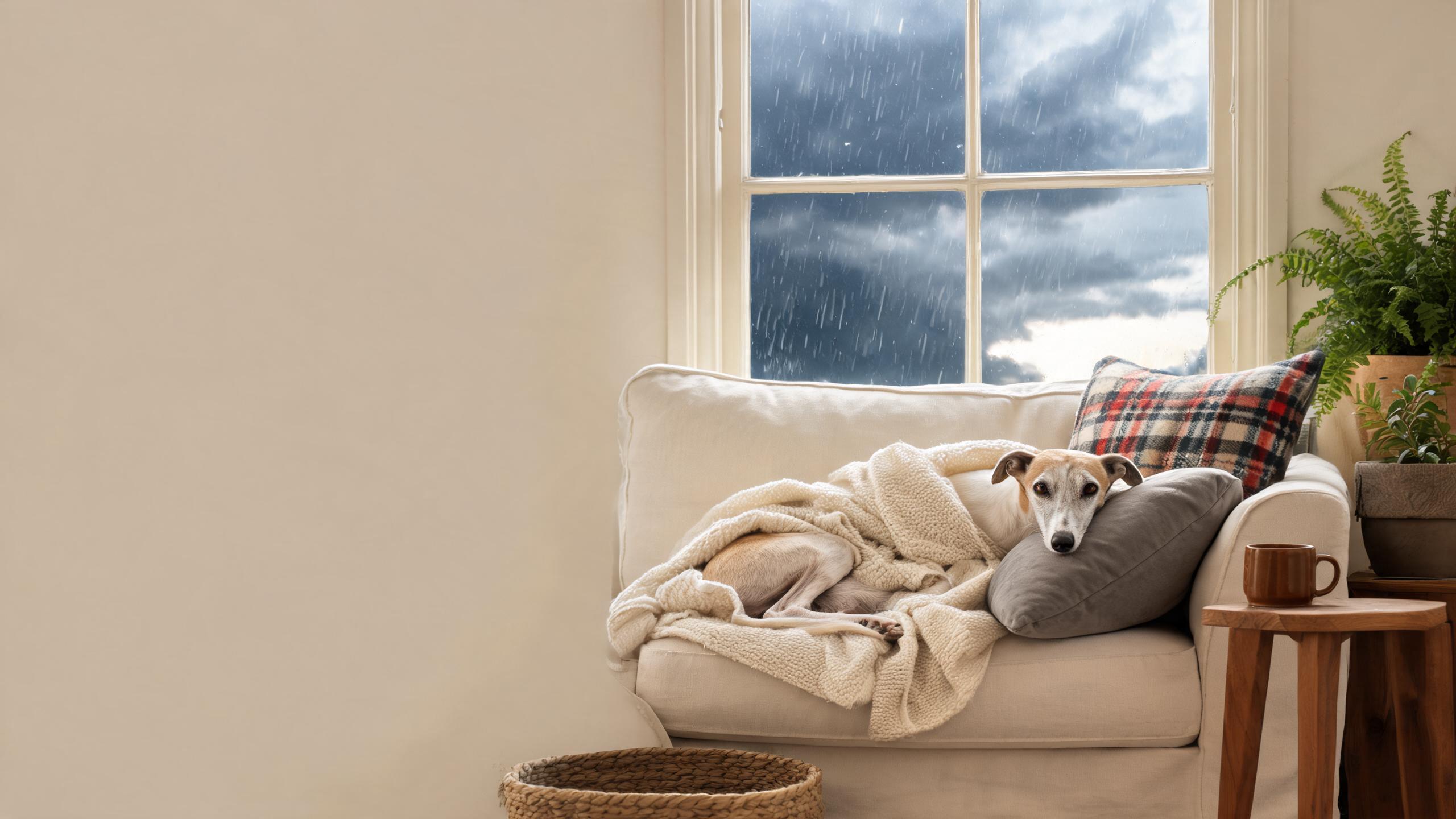 Ideas for Encouraging Calm Behaviour in Your Dog During UK Thunderstorms