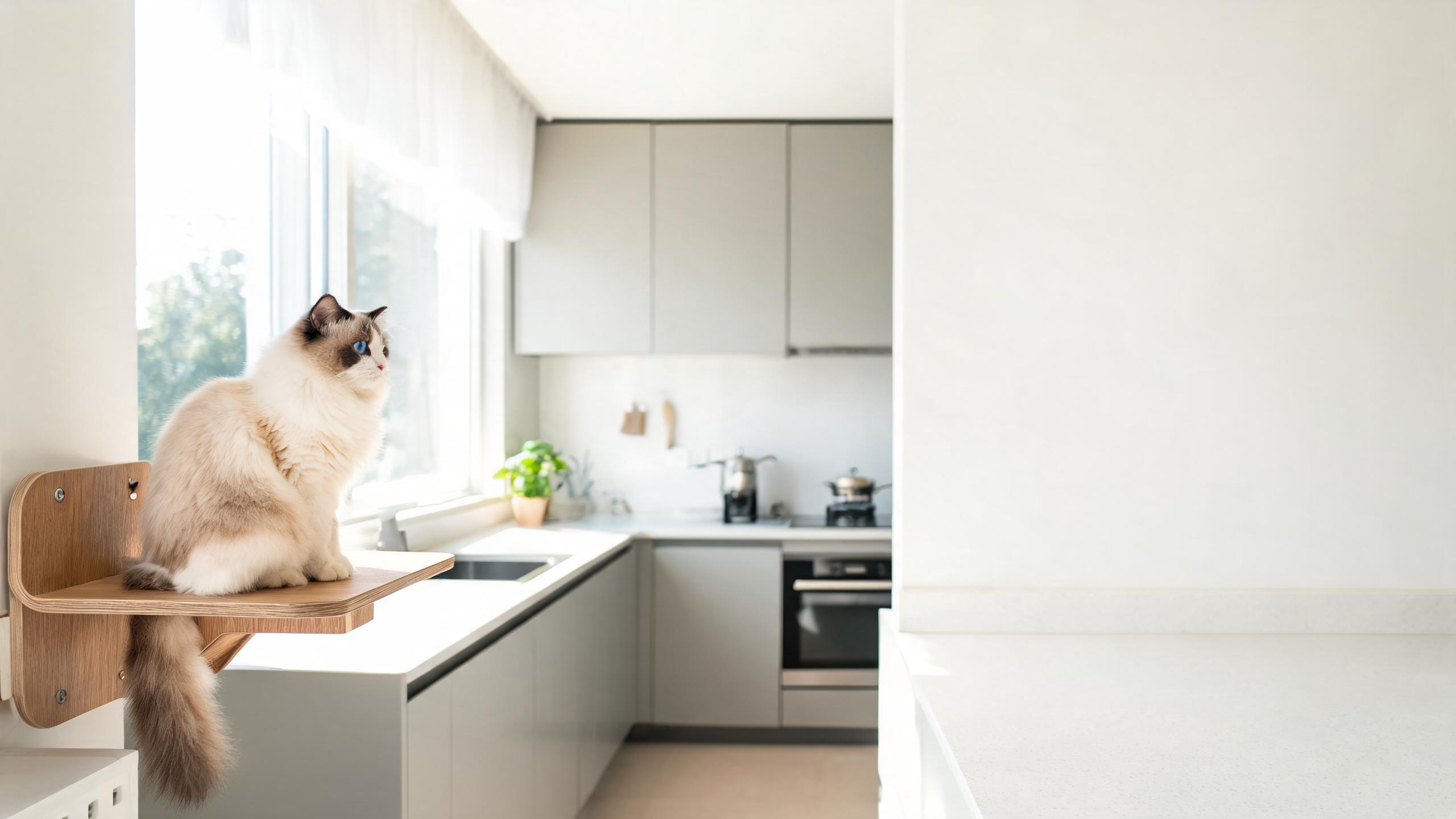 Ideas for Encouraging Your Cat to Use Safe Observation Spots in UK Flats