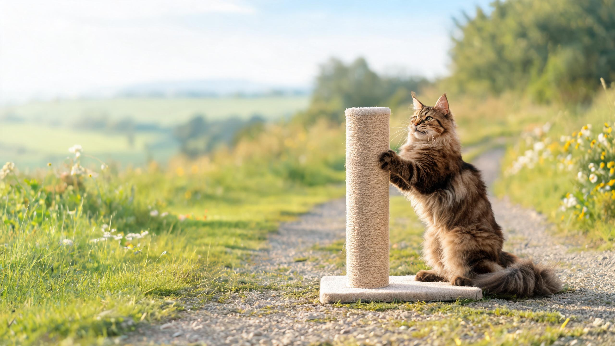 Ideas for encouraging your cat to use scratching posts safely