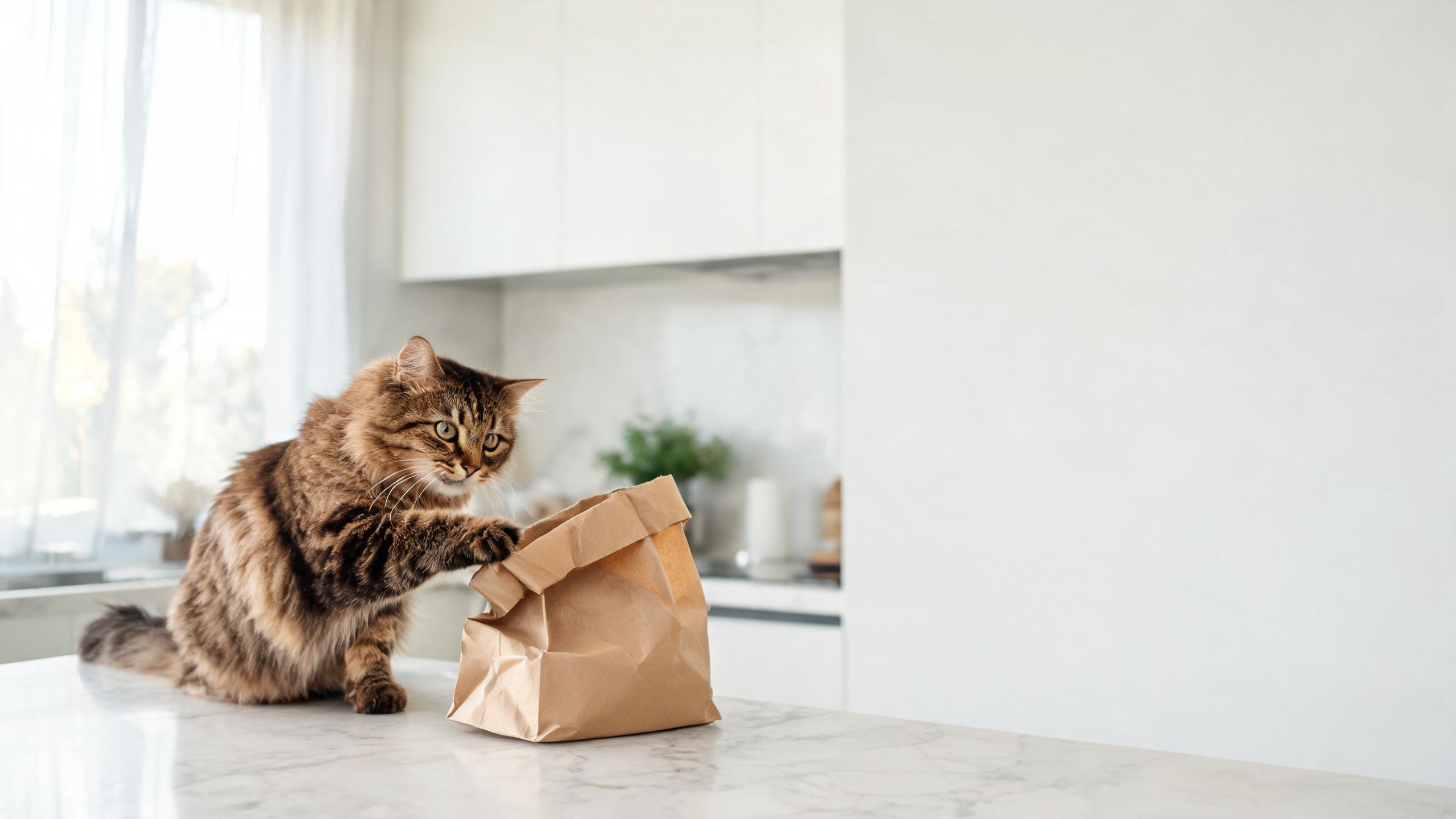 Ideas for Supporting Your Cat's Interest in Gentle Play with Household Items