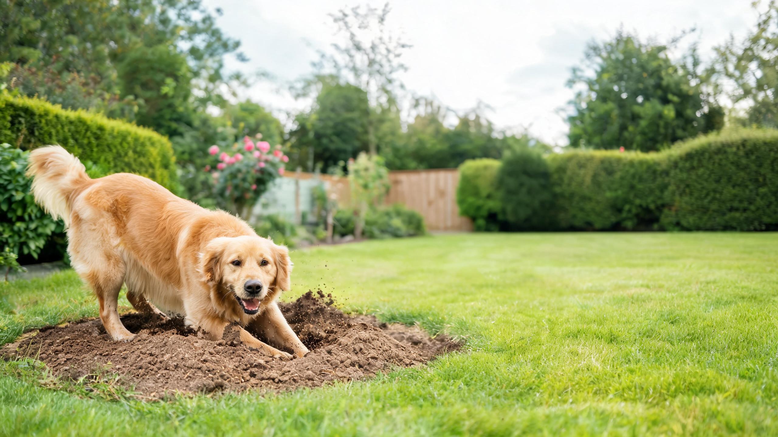 Ideas for Supporting Your Dog's Natural Digging Instincts Safely in UK Gardens