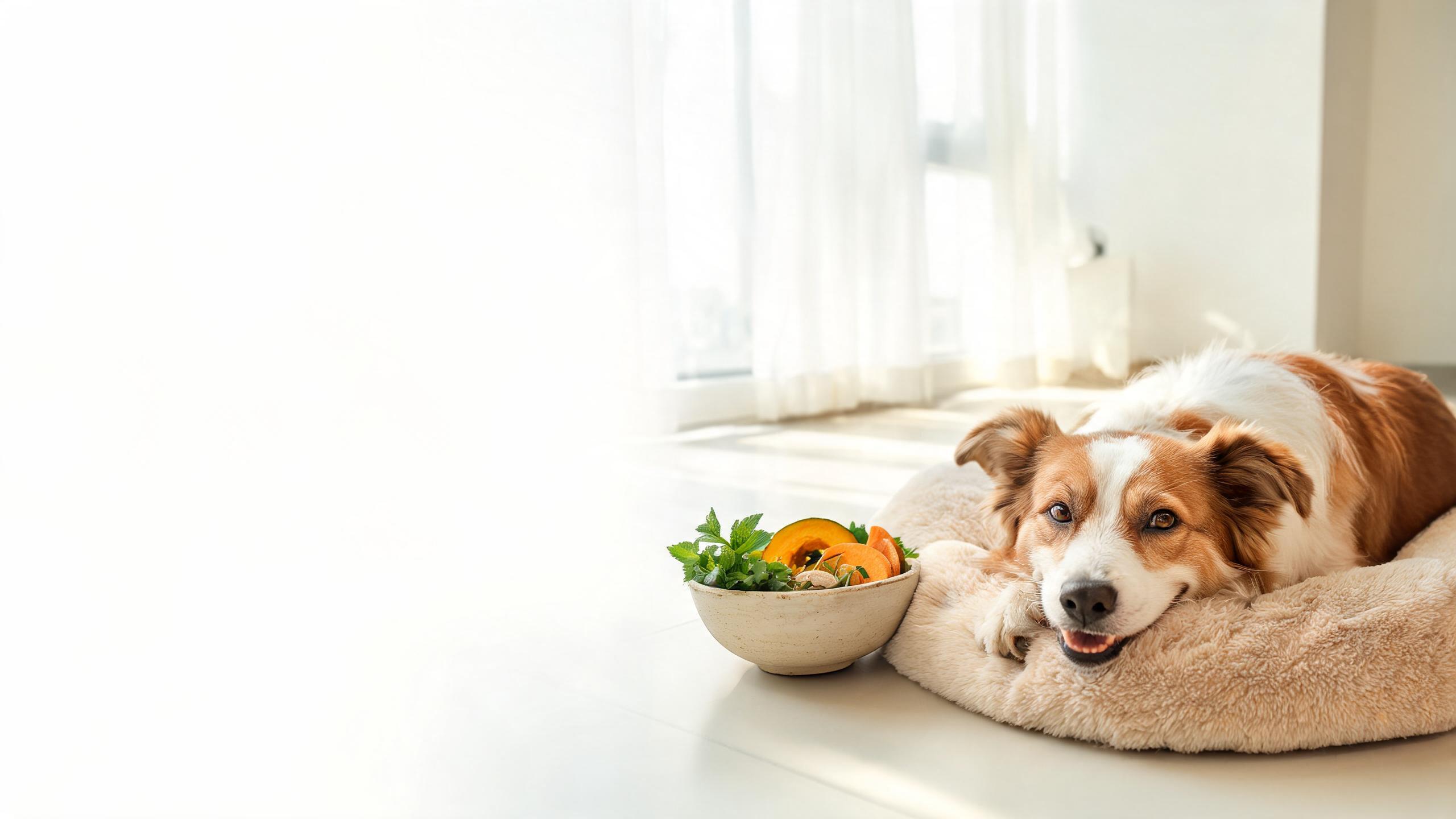 Nutritional Support for Your Dog's Healthy Digestion with Seasonal Plant Choices