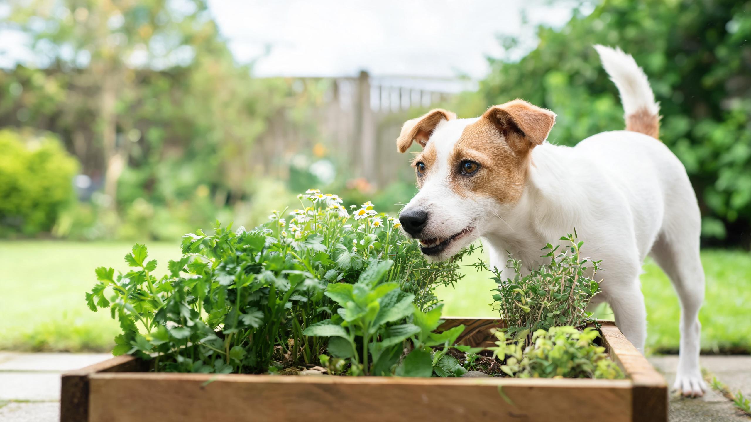 Nutritional Support for Your Dog's Healthy Digestion with Seasonal UK Herbs