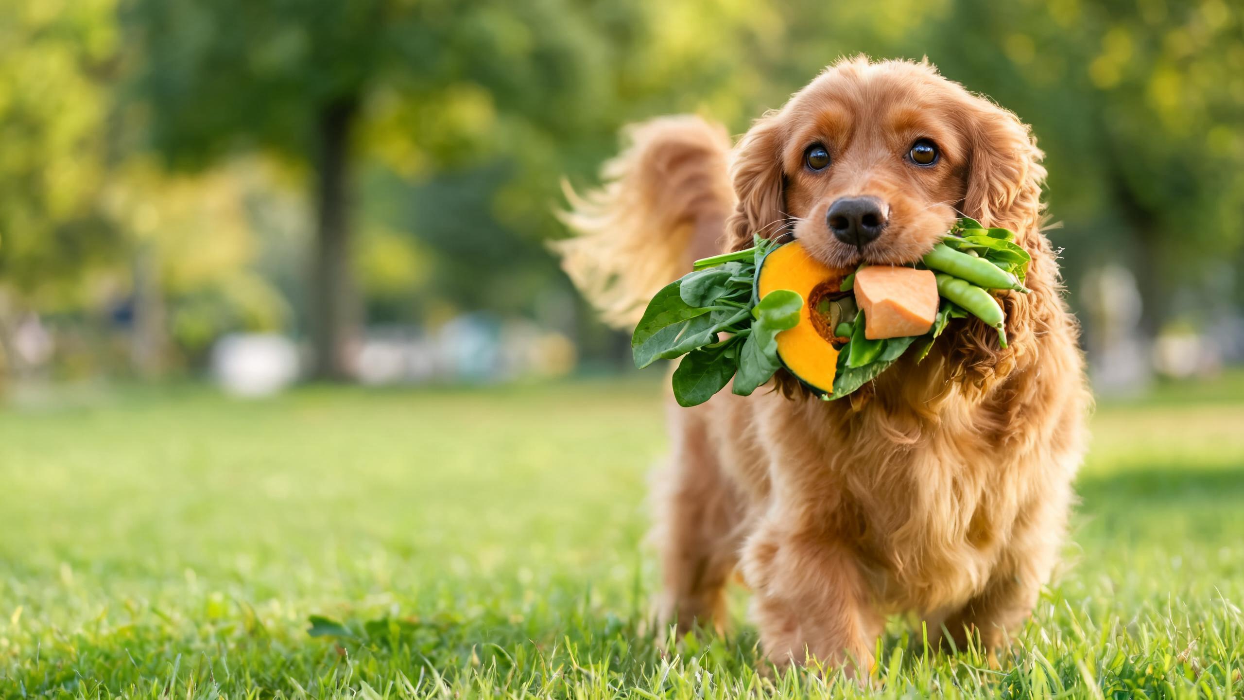 Nutritional Support for Your Dog's Healthy Digestion with Varied Plant Sources