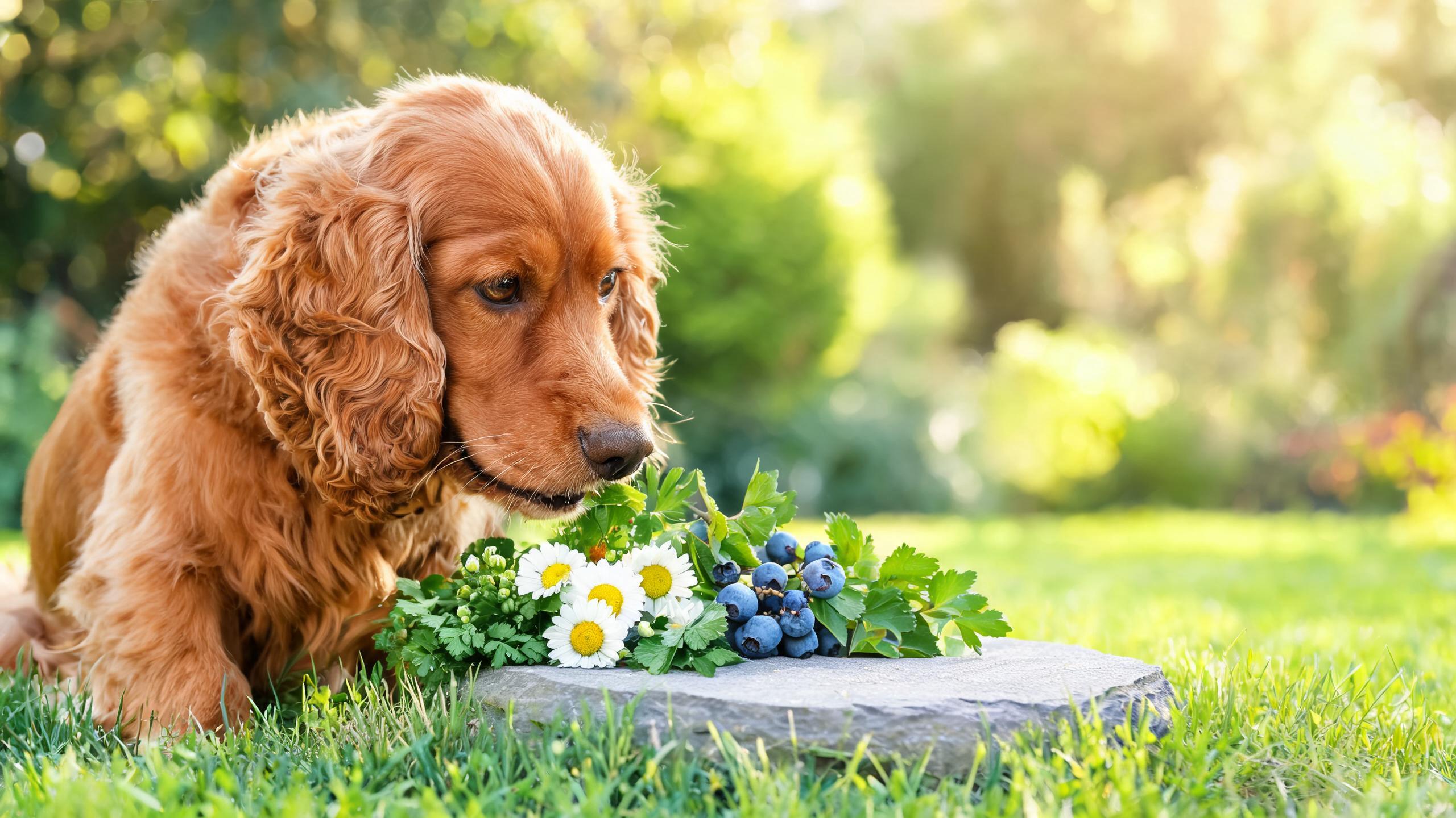 Nutritional Support for Your Dog's Healthy Skin Through Seasonal Plant Choices