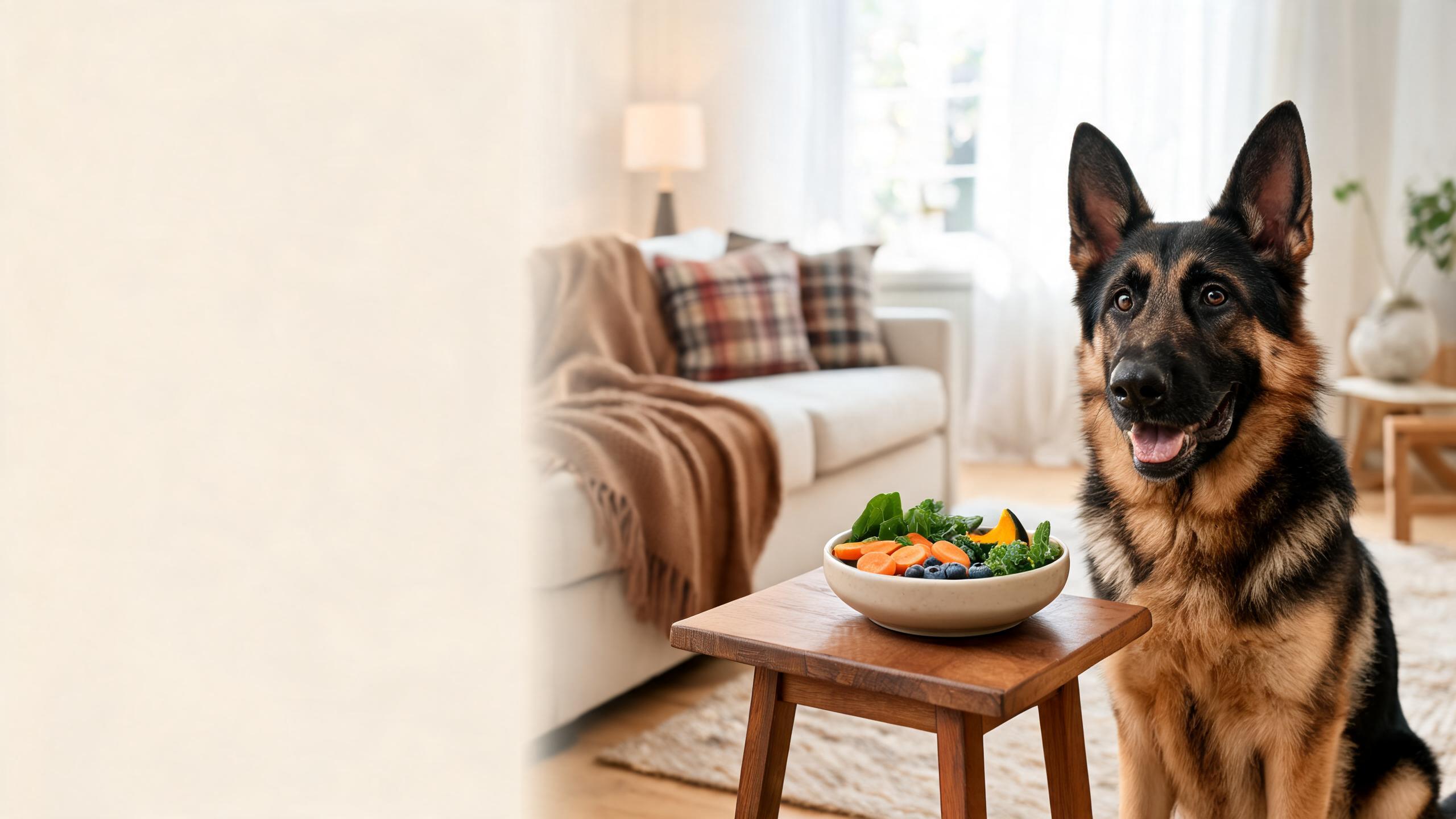 Nutritional Support for Your Dog's Natural Vitality with Varied Daily Plant Choices