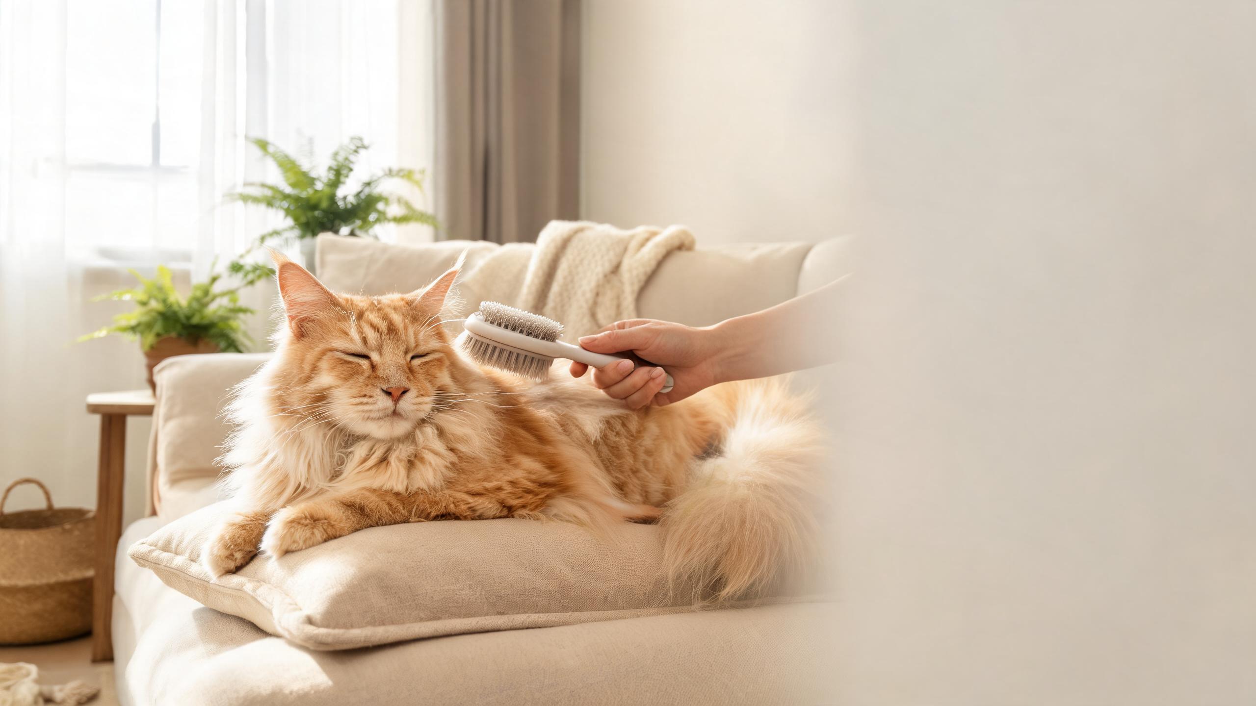 Supporting Your Cat's Coat Through Gentle Grooming
