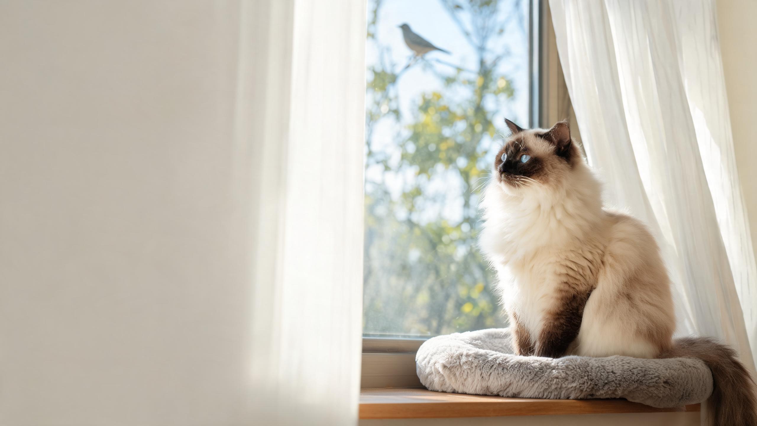 Supporting your cat's interest in gentle window watching